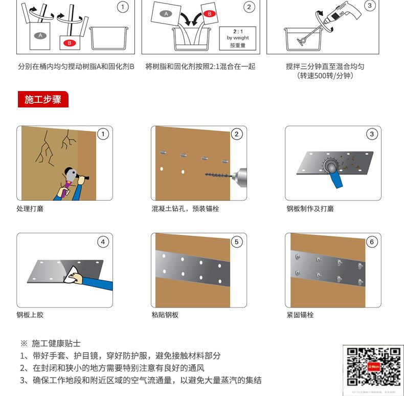 包钢罗田粘钢加固施工过程